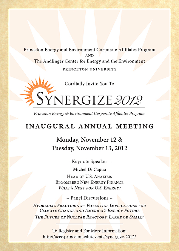 Energy & Environment Corporate Affiliates “Synergize 2012” Inaugural Meeting