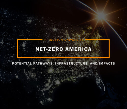 Net-Zero America project title screen