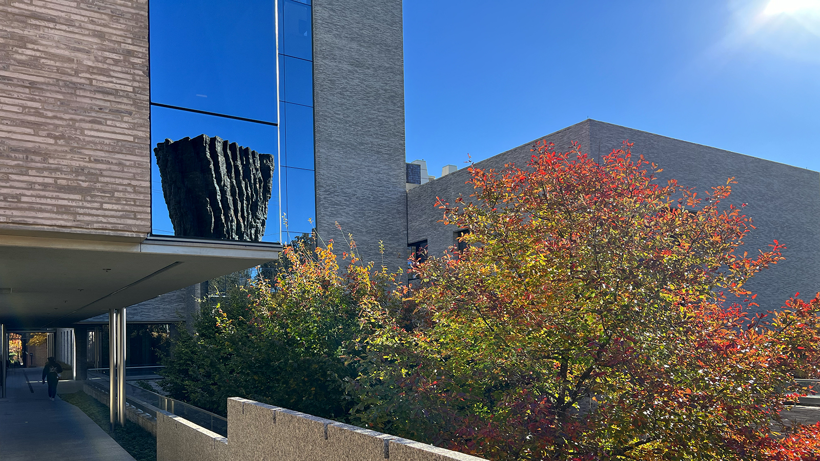 The Andlinger Center in autumn