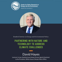 Seminar: Partnering with Nature and Technology to Address Climate Challenges