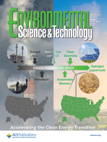 Cover of the October 17 edition of Environmental Science and Technology.