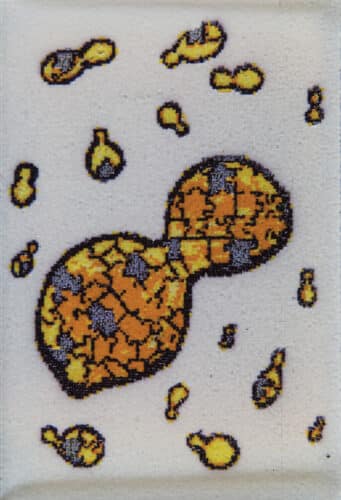 A visualization of synthetic yeast.