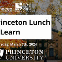 2024 Cleantech Open Northeast Princeton University Lunch & Learn