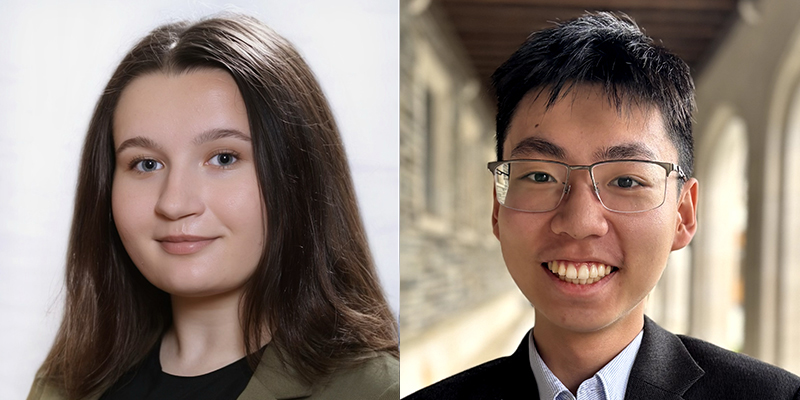Marta Rzeszutko and Anthony Shen