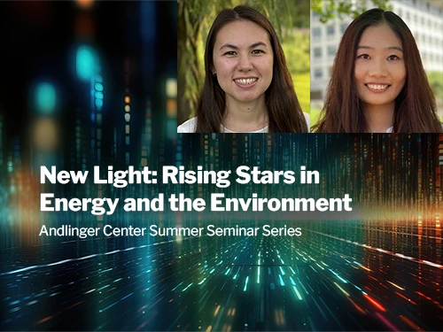 2025 New Light Seminar: Amy Honnig Bassett and Monong Wang