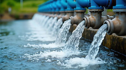 Close-up of water bubbles