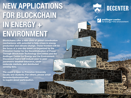 DeCenter Workshop: New Applications for Blockchain in Energy + Environment
