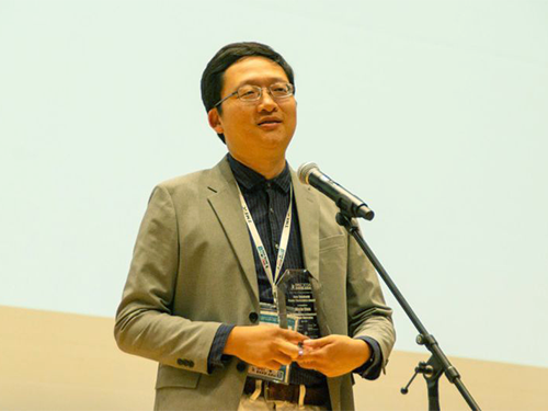 A man on stage
