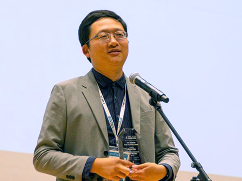 A man on stage