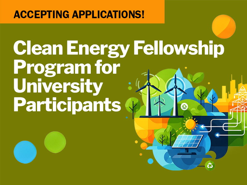 This year-long fellowship will support three student-led research projects, giving students the opportunity to build expertise in and further the development of clean energy research in New Jersey. 

Apply by October 9, 2026 | Go to: acee.princeton.edu/njeda